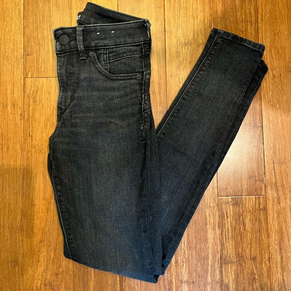 Express Black Jean Legging Mid-Rise 00R